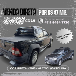 VENDA DIRETA. PICK UP STRADA ADVENTURE CD 2013